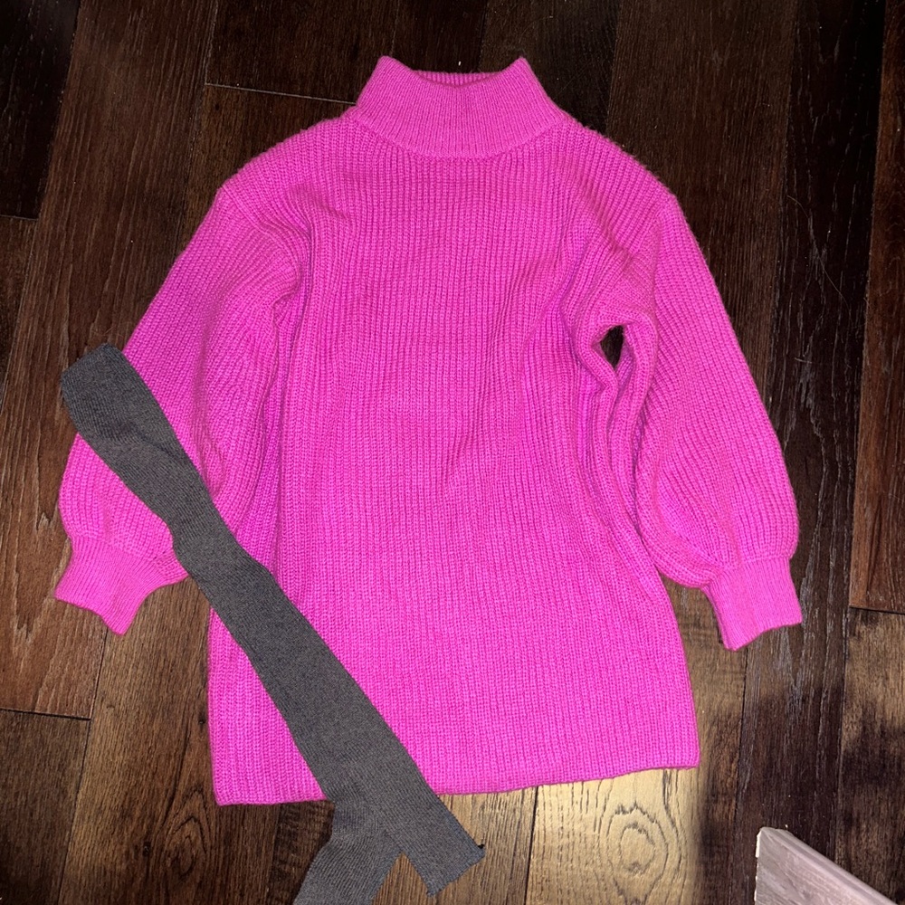 Shop Hope’s Pink Sweater Dress sz S/M